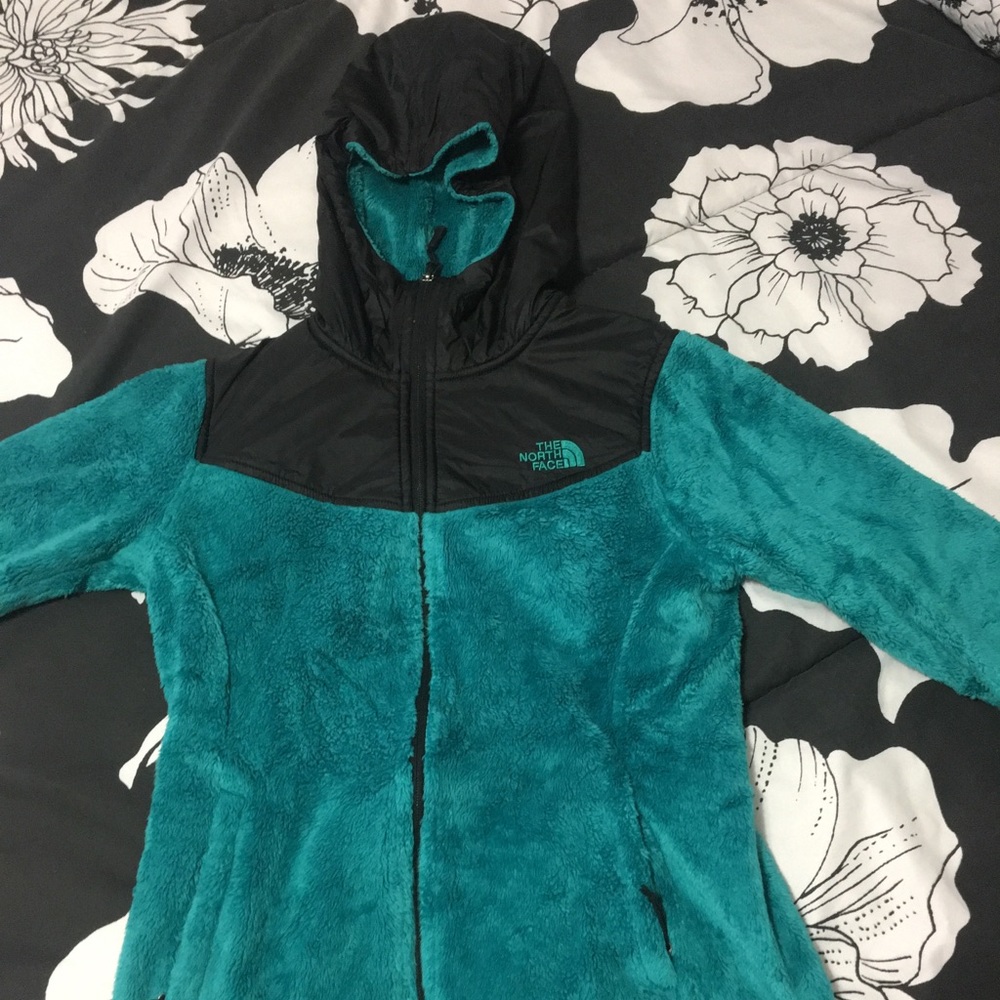 North face hooded fleece